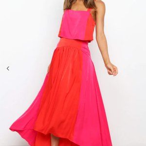 Petal & Pup Lula Set | Orange/Pink | Size 10